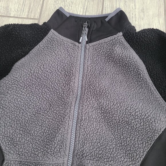 Old Navy Kids Active sherpa fleece zip-up jacket size Large (10–12) - Picture 3 of 9